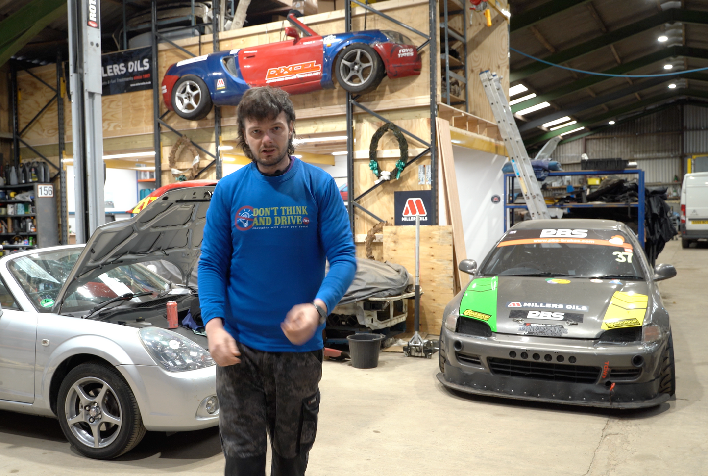 Don't Think and Drive Long Sleeved Trackday Cool Shirt