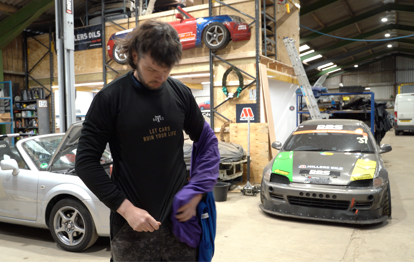 Let Cars Ruin Your Life Long Sleeved Trackday Cool Shirt