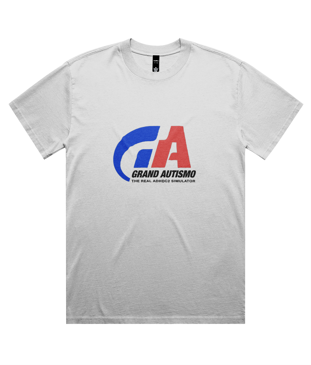 Grand Autismo Oversized Faded Heavyweight T-Shirt