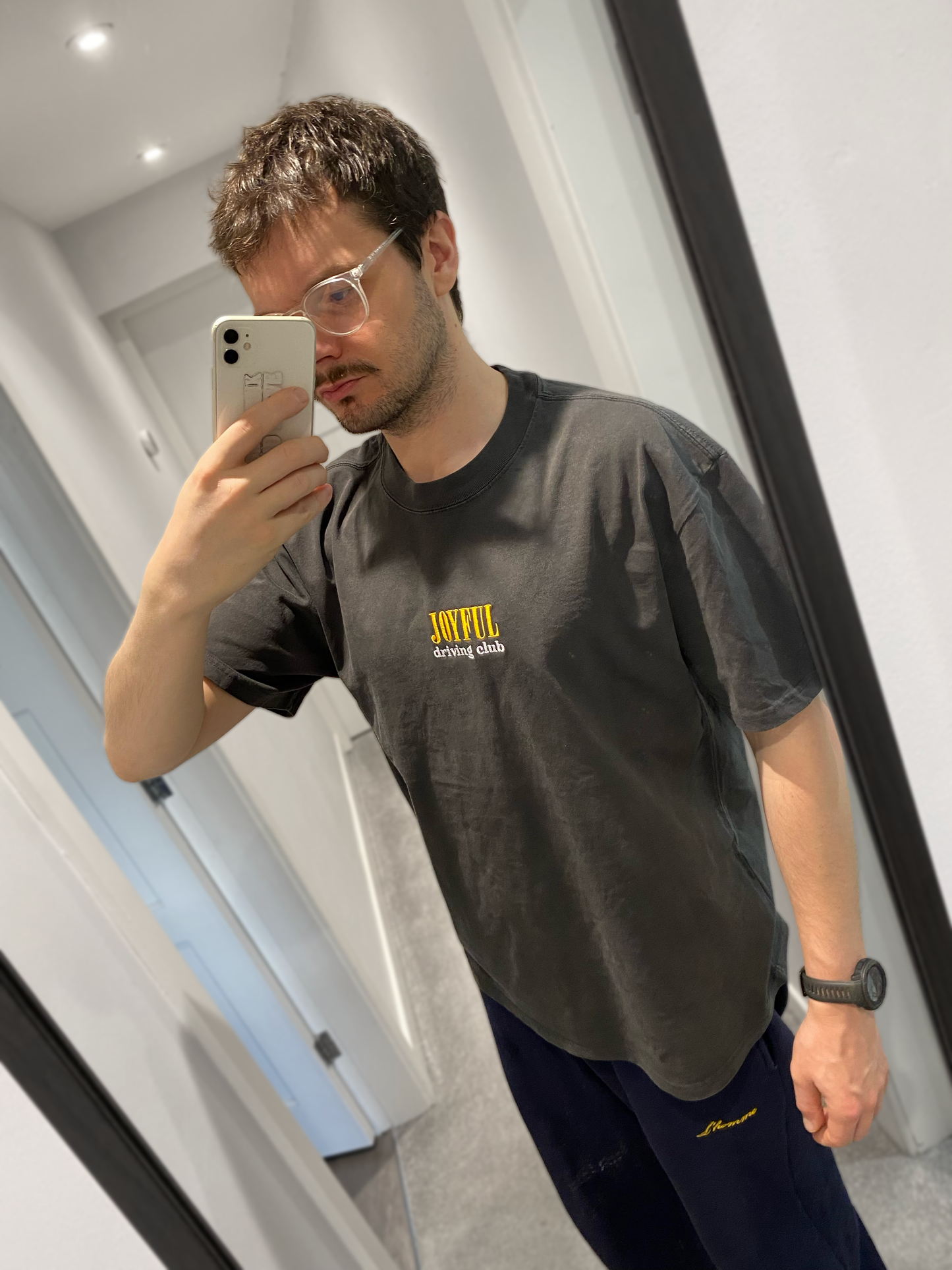 Joyful Driving Club Heavyweight Oversized Faded Tee