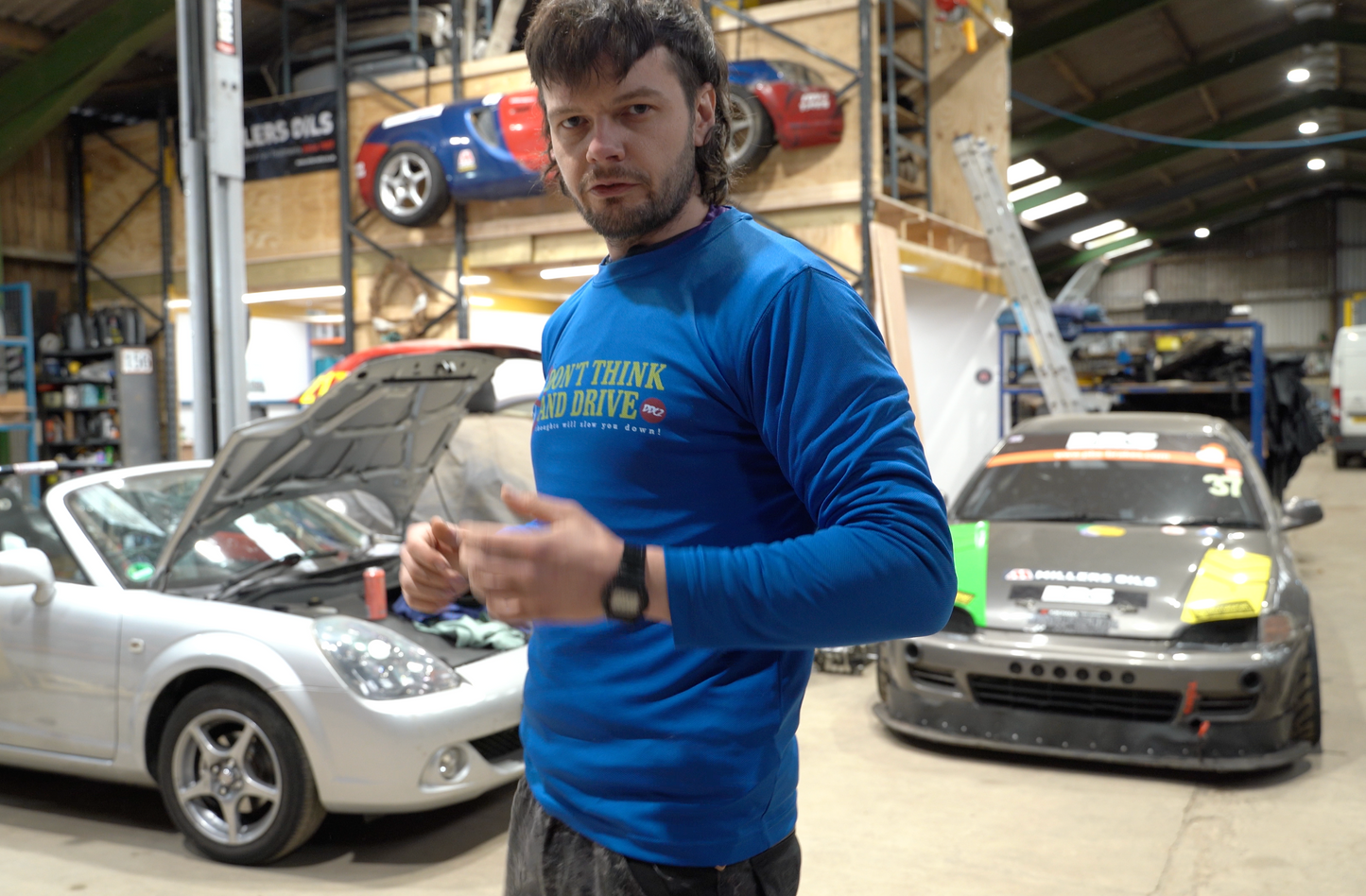 Don't Think and Drive Long Sleeved Trackday Cool Shirt